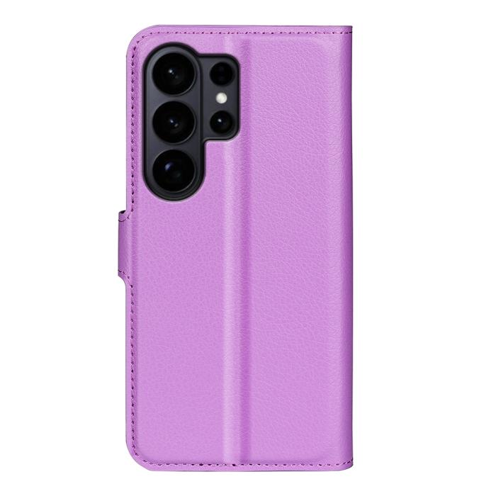 Bild 3, Samsung Galaxy S26 Ultra Fodral Litchi Läder Lila