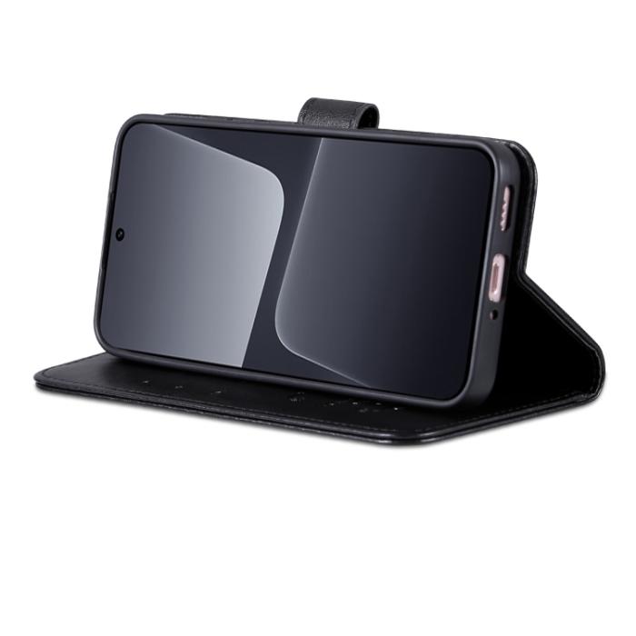 Bild 5, AZNS Xiaomi 13 Pro 5G Fodral Läder Svart