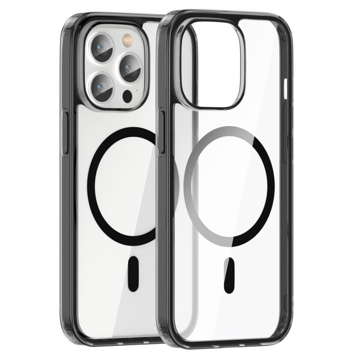 Bild 2, ColorPop iPhone 13 Pro Skal CH MagSafe Transparent/Svart