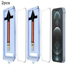 iPhone 12 Pro Max 2-PACK Skärmskydd Heltäckande Härdat Glas