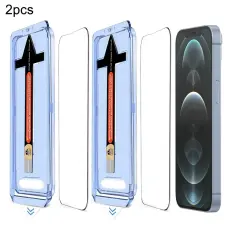 iPhone 12 Pro Max 2-PACK Skärmskydd Heltäckande Härdat Glas