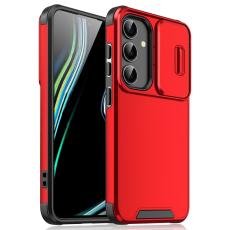 Samsung Galaxy S25 Skal CamShield Hybrid R&ouml;d