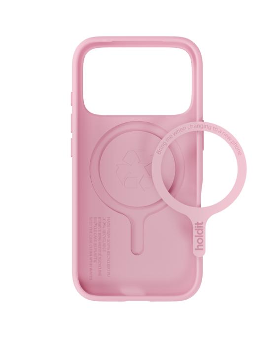 Bild 4, holdit iPhone 17 Pro Max Mobilskal Soft MagSafe Rosa
