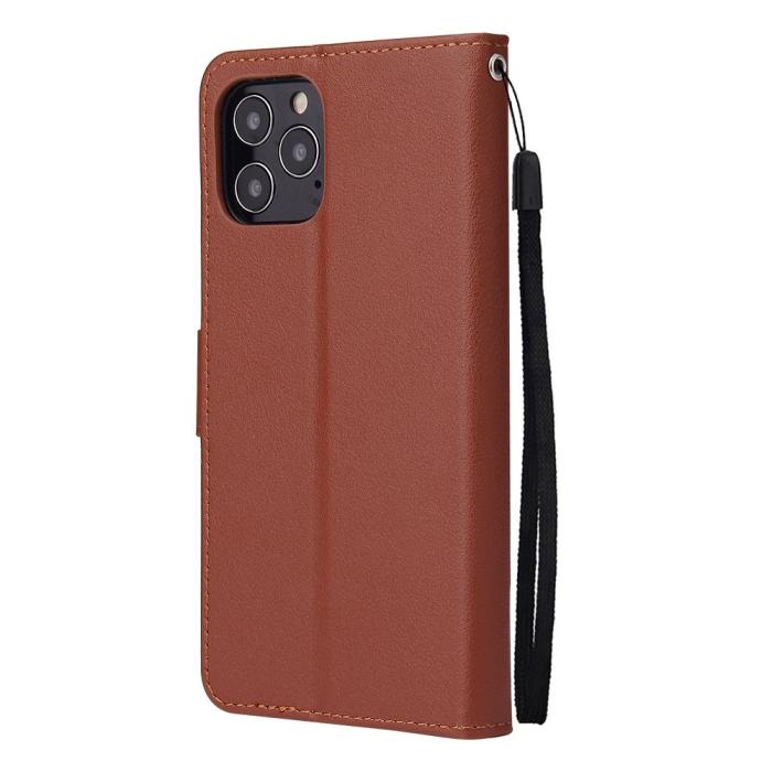 Bild 2, iPhone 12 Pro Max - Solid Läder Fodral - Brun