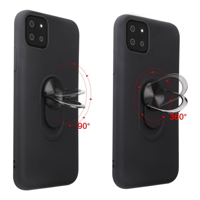 Bild 3, Samsung Galaxy A22 5G - Hybrid Ring Skal - Mörk Blå