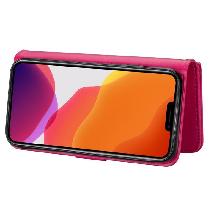 Bild 5, iPhone 13 Pro Max - 9-Korts 2in1 Magnet Fodral / Skal - Rosa