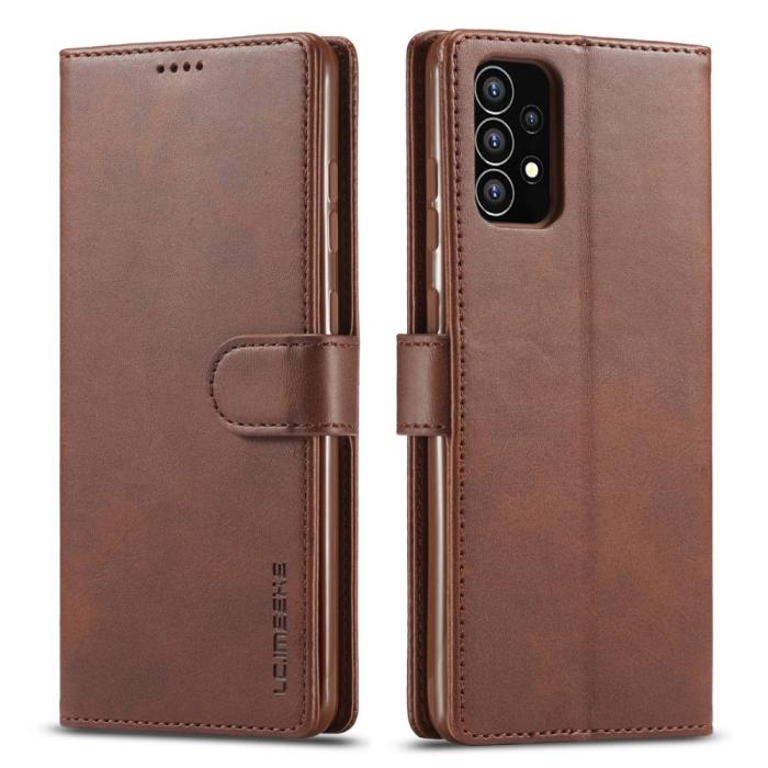 Bild 1, LC.IMEEKE Samsung Galaxy A53 5G Fodral Läder Brun