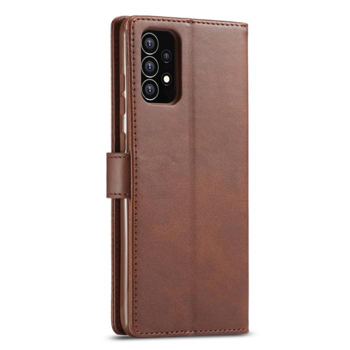 Bild 3, LC.IMEEKE Samsung Galaxy A53 5G Fodral Läder Brun
