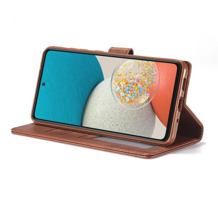 Bild 5, LC.IMEEKE Samsung Galaxy A53 5G Fodral Läder Brun