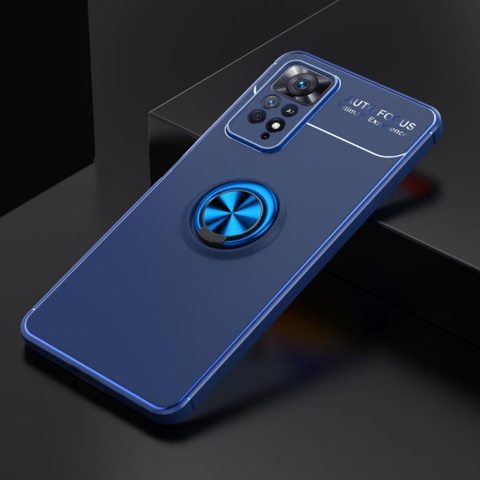 Bild 2, Xiaomi Redmi Note 11 Pro 5G Skal Ring Blå