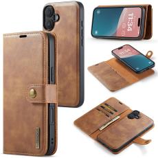 DG.MING iPhone 17 2in1 Magnet Fodral / Skal Brun