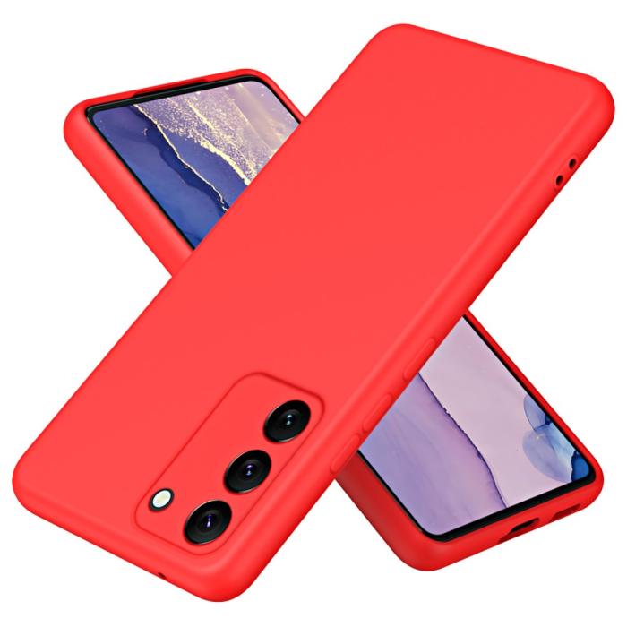 Bild 1, Samsung Galaxy S23 Plus Skal Gummerat TPU Röd