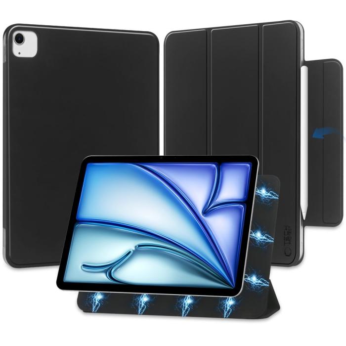 Bild 1, Tech-Protect iPad Air 13 2025/2024 Fodral SmartCase Magnetic
