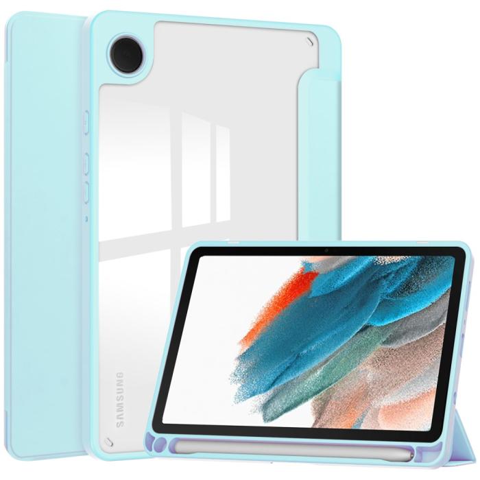 Bild 1, Samsung Galaxy Tab A9 Fodral Hybrid Pennhållare Ljus Blå