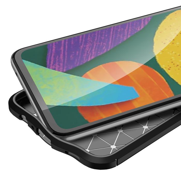 Bild 3, Samsung Galaxy A03s Skal Litchi Textur TPU Svart