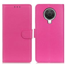 Nokia G10 / G20 Fodral Litchi Läder Rosa