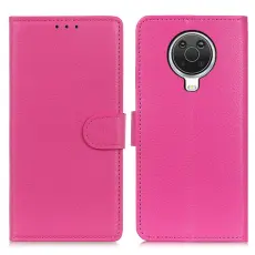 Nokia G10 / G20 Fodral Litchi Läder Rosa