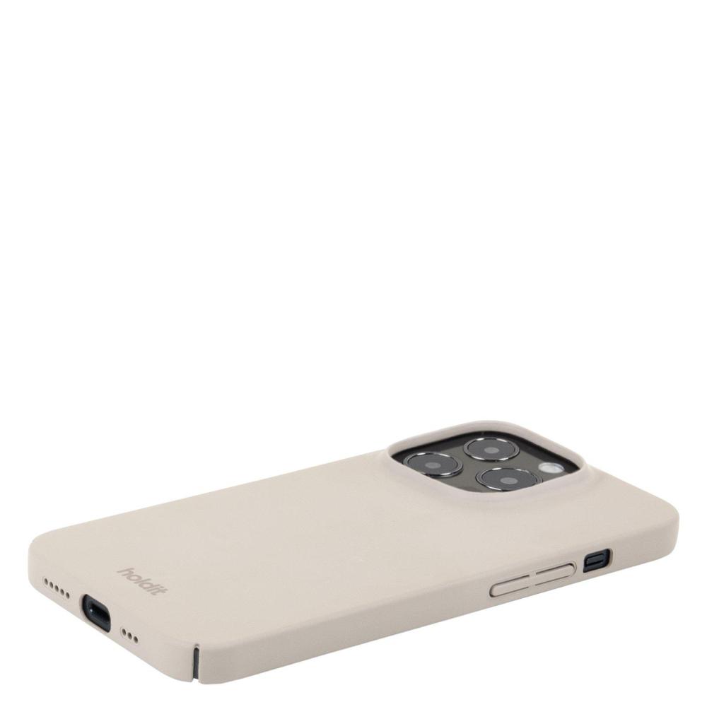 holdit iPhone 14 Pro Mobilskal Slim Light Beige