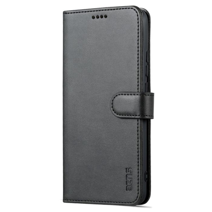 Bild 2, AZNS Xiaomi Redmi 10C Fodral Läder Svart