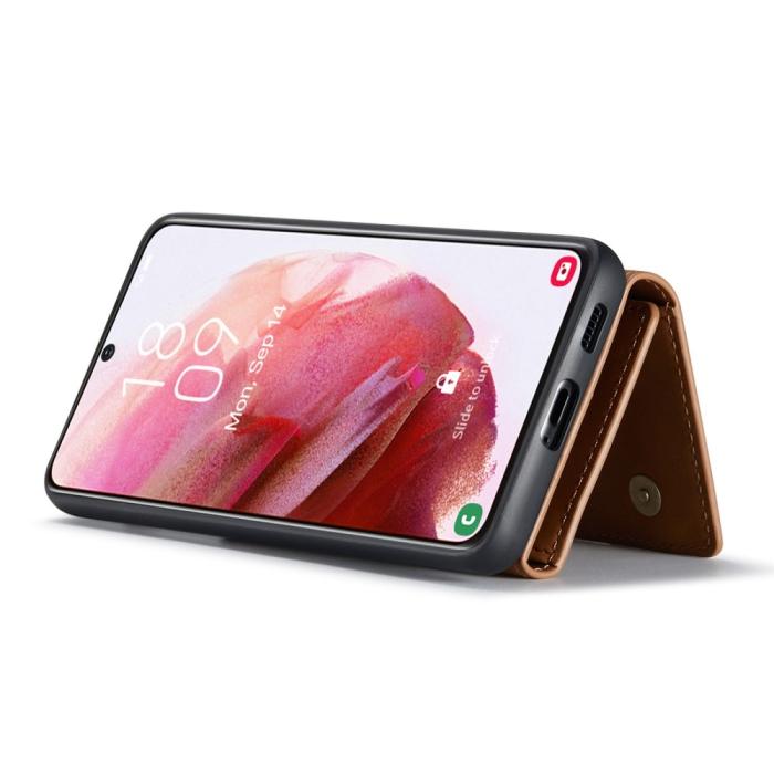 Bild 2, DG.MING Galaxy S23 Plus Skal Med Magnetisk Plånbok Brun