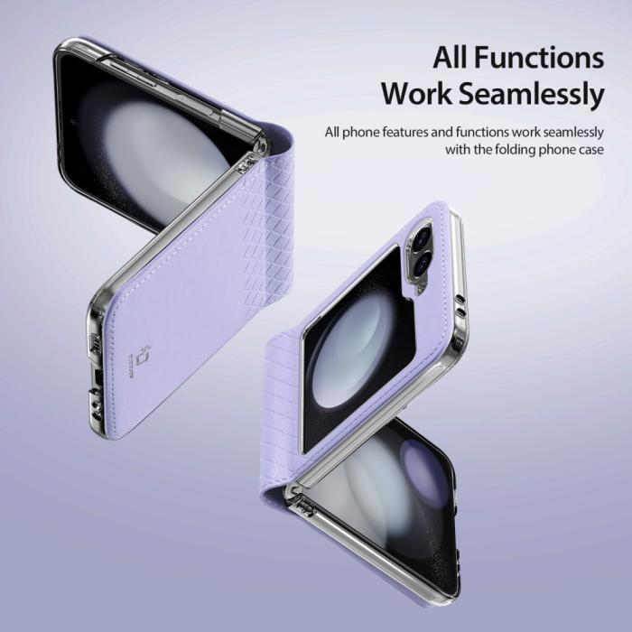 Bild 6, DUX DUCIS Galaxy Z Flip 6 / 7 FE Skal Bril Series Lila