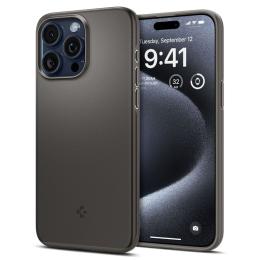 Spigen iPhone 15 Pro Skal Thin Fit Gunmetal