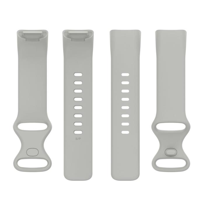 Bild 5, Fitbit Charge 6 / 5 Armband TPU (L) Grå