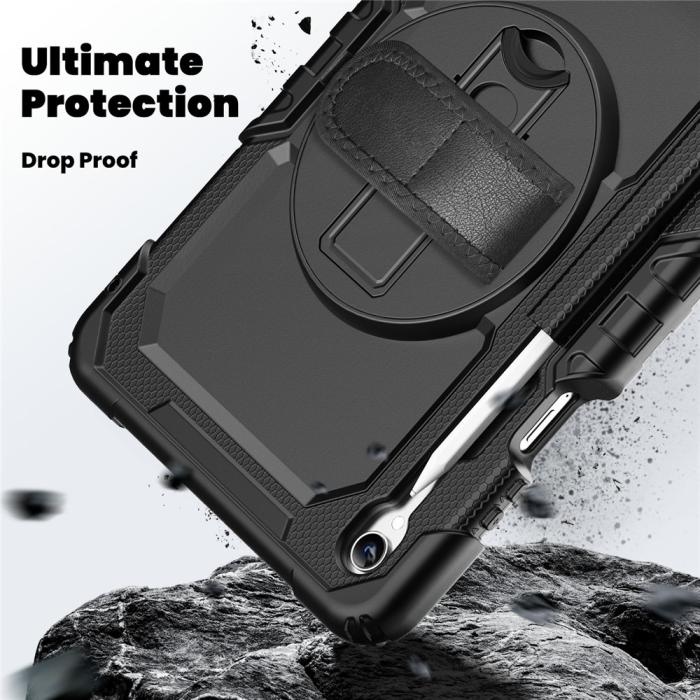 Bild 4, Galaxy Tab S11 Skal 360 Shockproof Hybrid Kickstand Svart
