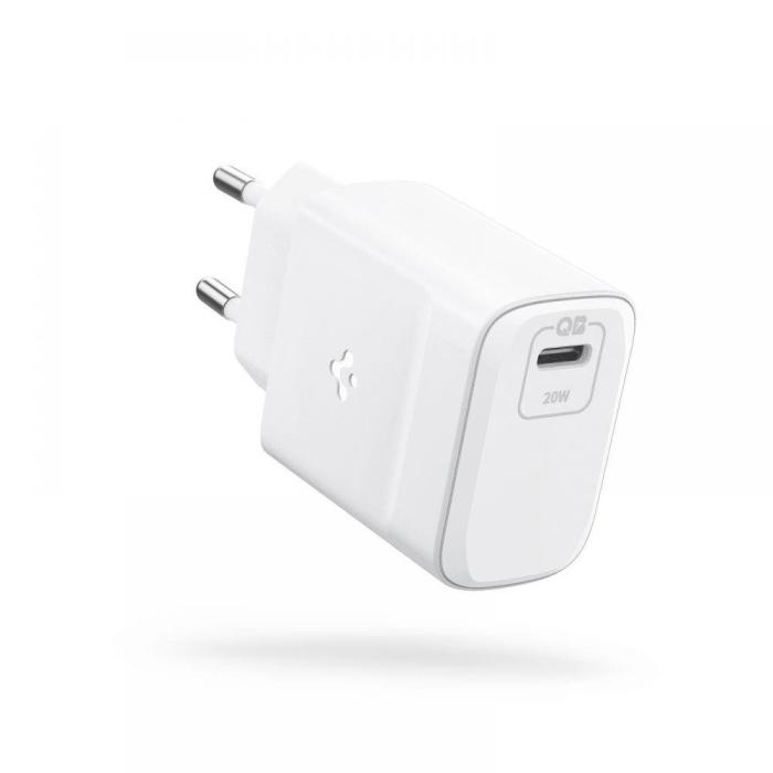 Bild 1, Spigen 20W PowerArc GaN PD USB-C Snabbladdare Vit