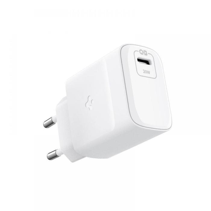 Bild 2, Spigen 20W PowerArc GaN PD USB-C Snabbladdare Vit