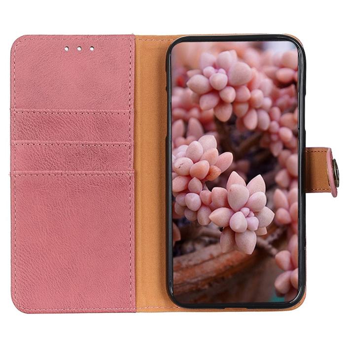 Bild 2, KHAZNEH Sony Xperia 10 VI Läder Fodral Rosa