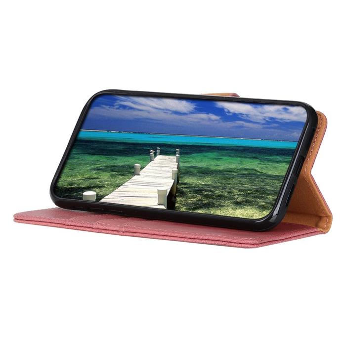 Bild 3, KHAZNEH Sony Xperia 10 VI Läder Fodral Rosa