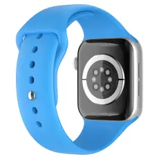 Apple Watch 38/40/41/42 mm Silikon Armband (S/M) Blå