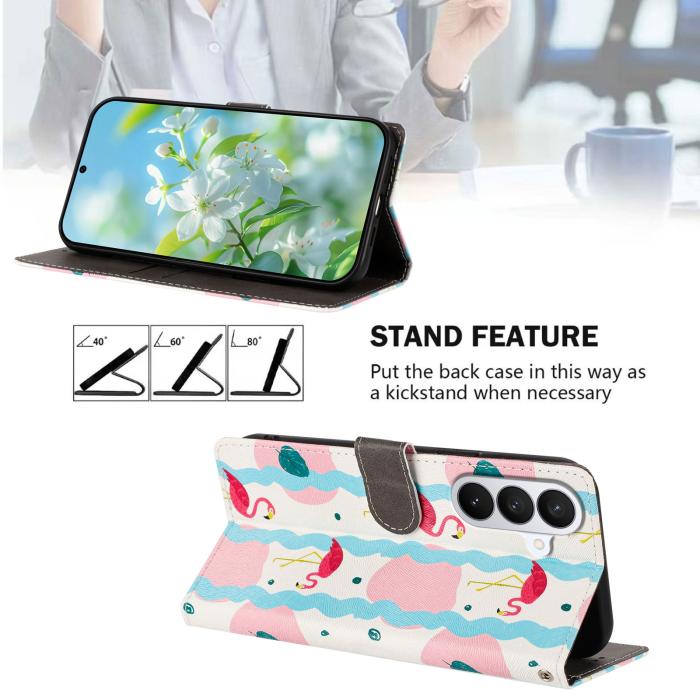 Bild 2, Samsung Galaxy S26 Fodral Med Tryck Flamingos