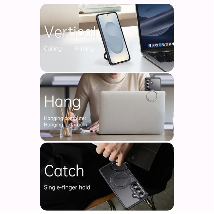 Bild 5, Samsung Galaxy S26 Skal MagSafe Kickstand Svart