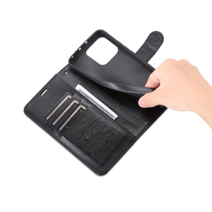 Bild 6, AZNS Xiaomi 13 Pro 5G Fodral Läder Svart