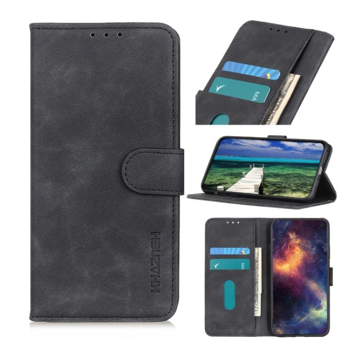 Bild 1, KHAZNEH Xiaomi 13 Pro 5G Fodral Retro Läder Svart