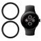 Google Pixel Watch 3 45mm 2-PACK Skärmskydd Svart