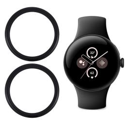 Google Pixel Watch 3 45mm 2-PACK Skärmskydd Svart