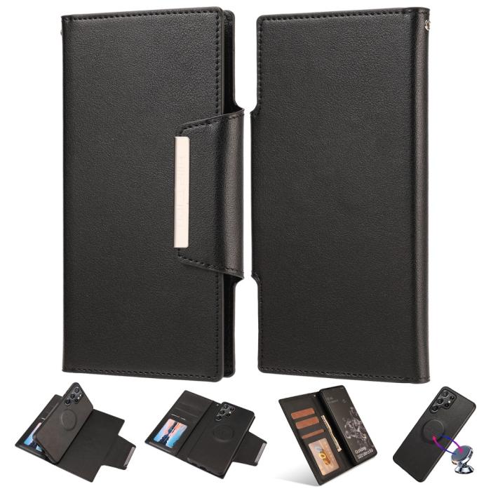 Bild 1, Samsung Galaxy S23 Ultra 2in1 Magnet Fodral Svart