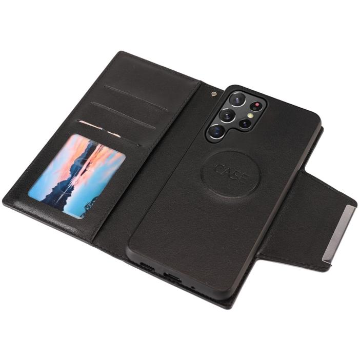 Bild 3, Samsung Galaxy S23 Ultra 2in1 Magnet Fodral Svart