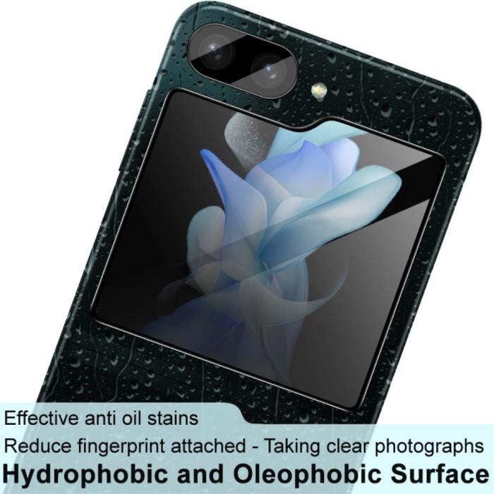 Bild 6, IMAK Galaxy Z Flip 5 Skärmskydd/Linsskydd Härdat Glas Svart