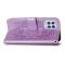 Motorola Moto G100 Fodral Läder Dream Catcher Lila