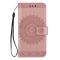 iPhone 12 Pro Max - Mandala Plånboksfodral - Roséguld