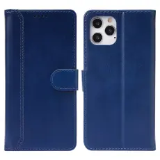 iPhone 13 Pro Max - L&auml;der Fodral - Bl&aring;