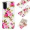 Samsung Galaxy S20 - Glow-in-dark Skal - Blommor