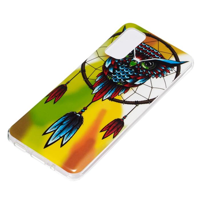 Bild 3, Samsung Galaxy S20 - Glow-in-dark Skal - Uggla Dream Catcher