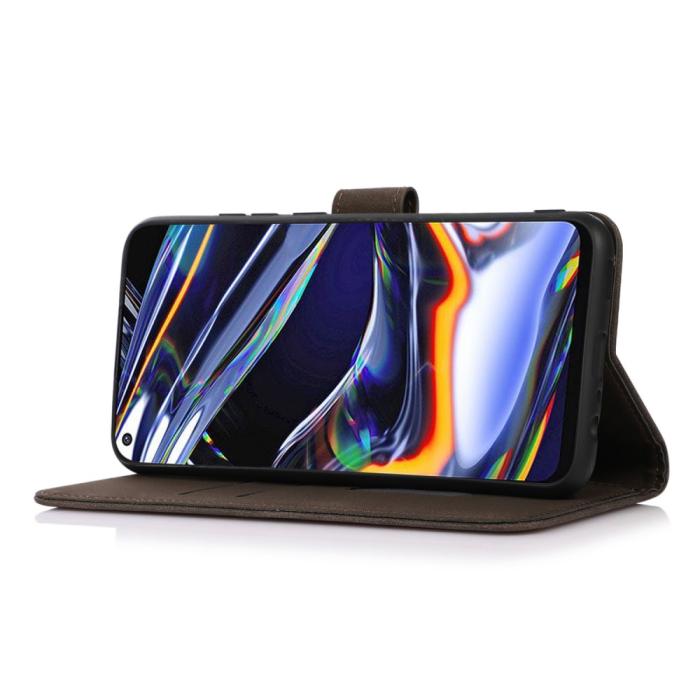 Bild 2, KHAZNEH Samsung Galaxy A54 5G Fodral Retro Läder Brun