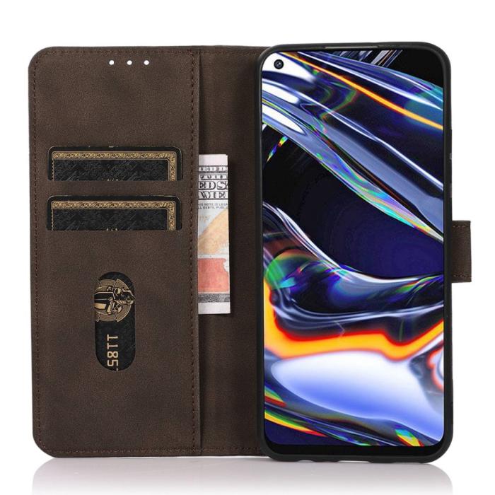 Bild 3, KHAZNEH Samsung Galaxy A54 5G Fodral Retro Läder Brun
