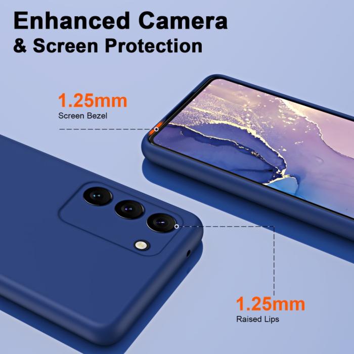Bild 6, Samsung Galaxy S23 Plus Skal Gummerat TPU Röd
